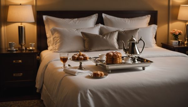 Le room service disponible 24h/24 pour les clients