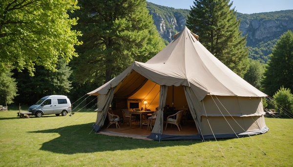 Découvrez l'expérience unique de louer une tente lodge en drôme