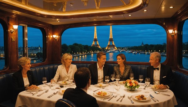 Découvrez la magie d'une croisière dîner à paris