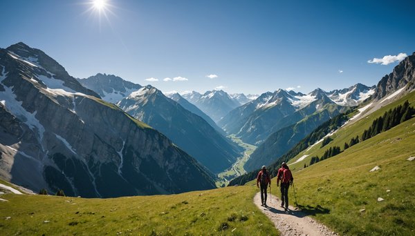 Top sentiers à explorer dans les alpes sous le soleil